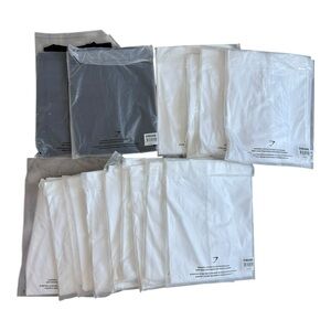 16x Gymshark Unisex Long Sleeve T-Shirt White Black Oversized Multiple Sizes